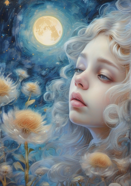 Free ai generated woman soul illustration
