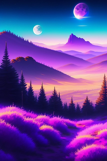 Free Ai Generated Mountains illustration and picture