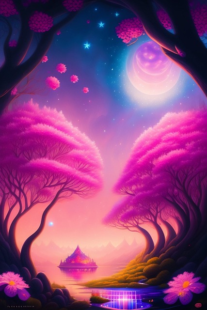 Free Landscape Color illustration and picture