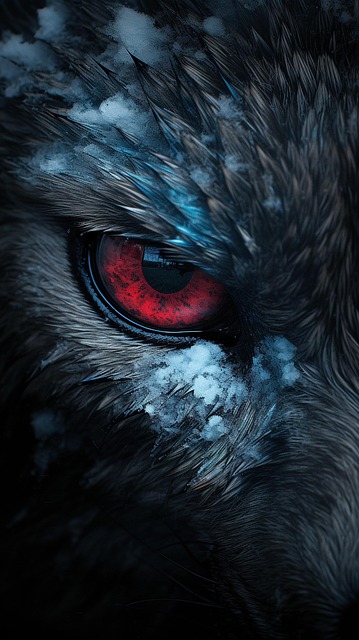 Free ai generated werewolf nocturnal animal illustration