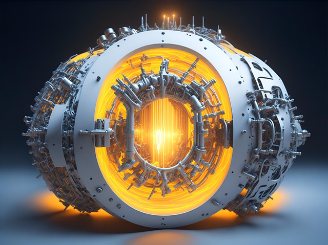 Free ai generated nuclear reactor illustration