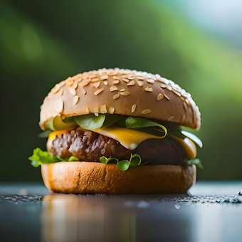 Free Ai Generated Burger illustration and picture