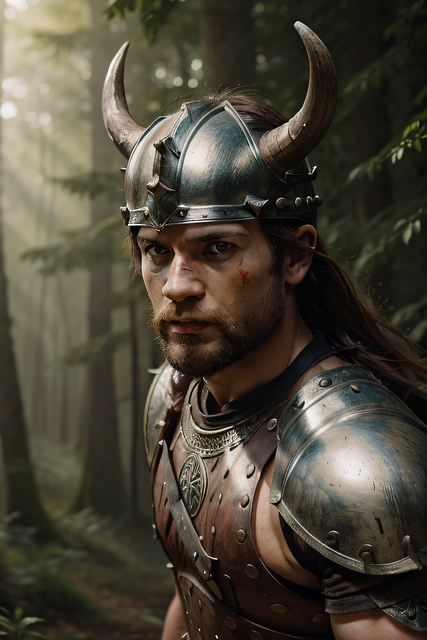 Free ai generated nature viking illustration