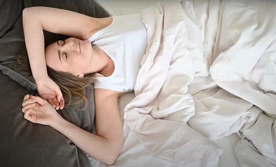 Free Woman Bed photo and picture