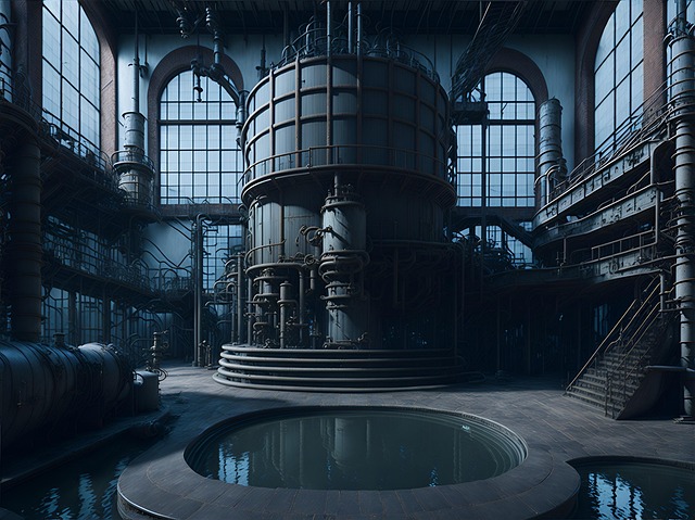 Free ai generated building abandoned illustration