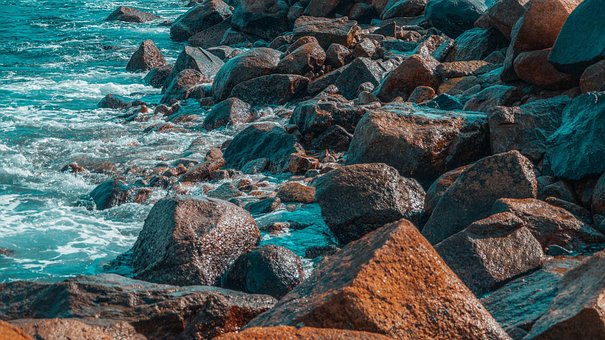 Mar, Oceano, Natureza, Pedras, Praia