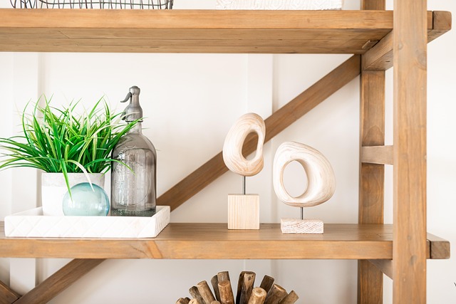 Free Wooden Shelf Interior Decoration photo and picture
