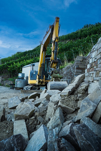 Free Construction Site Excavator photo and picture