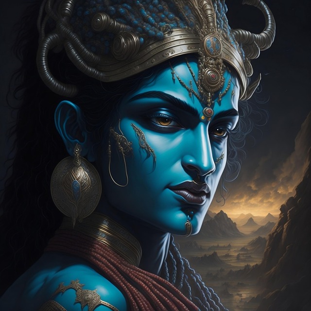 Free Ai Generated Krishna illustration and picture