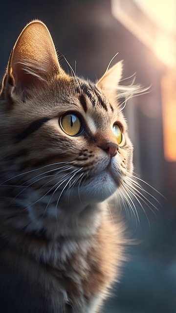 Free Ai Generated Cat illustration and picture