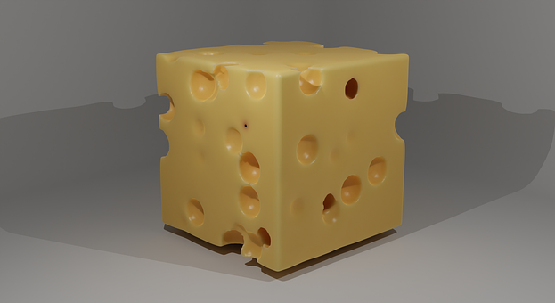 Käse, Lebensmittel, Löcher, Gelb