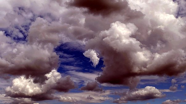 Nubes, Oscuro, Lluvia, Cielo
