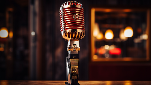 Ai Generiert, Mikrofon, Podcast, Audio