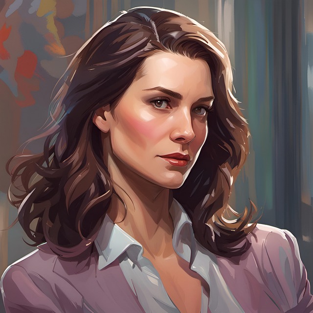 Free ai generated female boss illustration