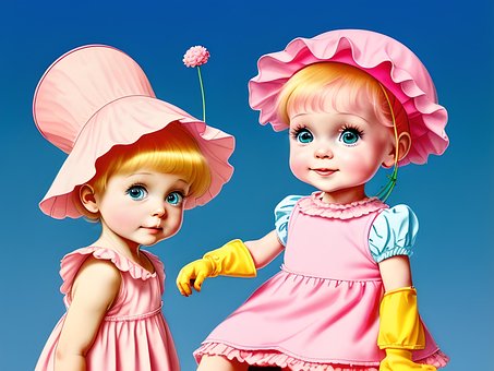 Free Ai Generated Dolls illustration and picture