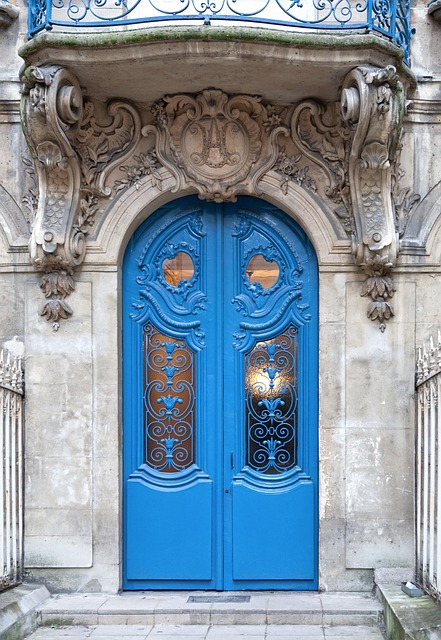 Paris, Gebäude, Fassade, Französisch