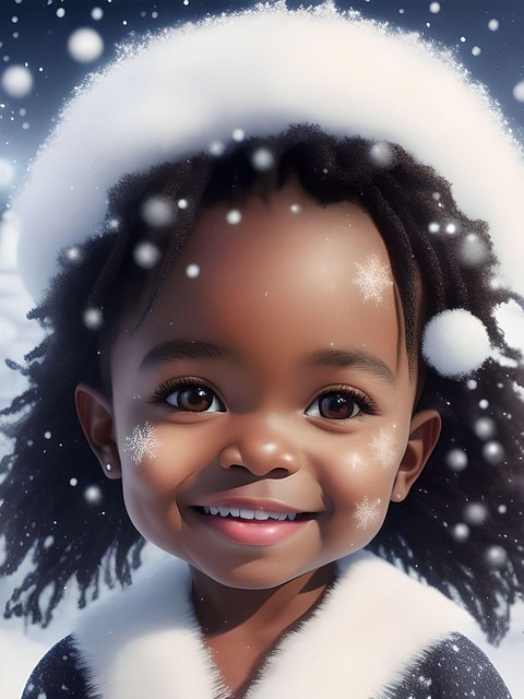 Free Ai Generated Little Girl illustration and picture