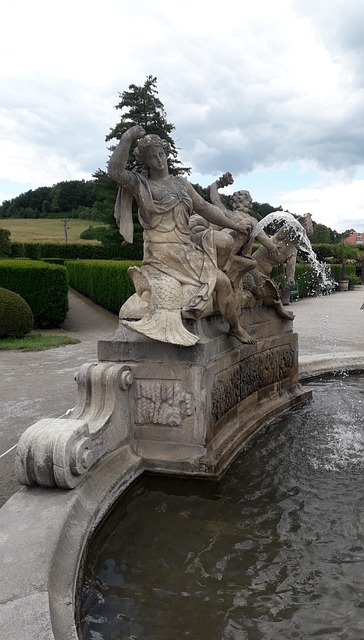 Krumlov, Unesco, Historisk, Statue