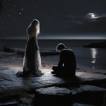 Free Ai Generated Couple illustration and picture