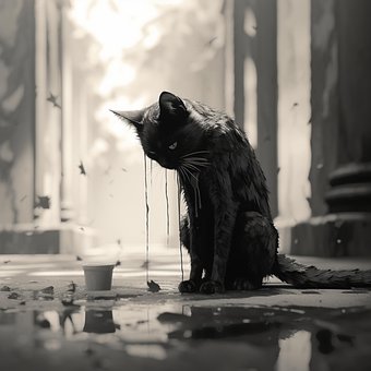 Free Ai Generated Cat illustration and picture
