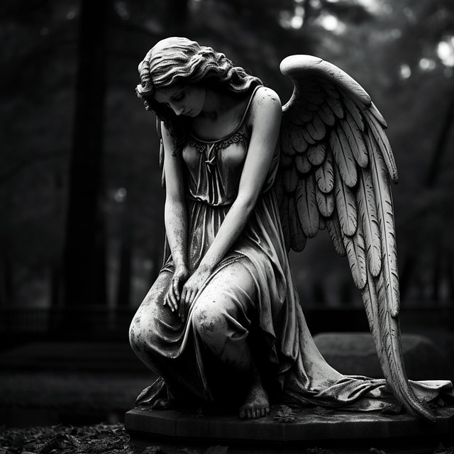 Download Ai Generated Sculpture Angel Royalty Free Stock