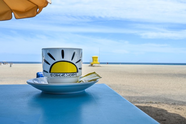 Free Coffee Beach photo and picture