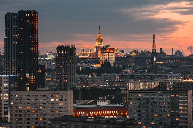 sunset, nature, skyscrapers, buildings, city, sunset view, twilight, towers, architecture, city lights, urban, cityscape, skyline, city center, structures, university, landscape