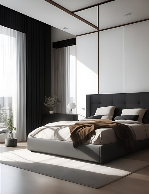 Free ai generated bedroom couch illustration