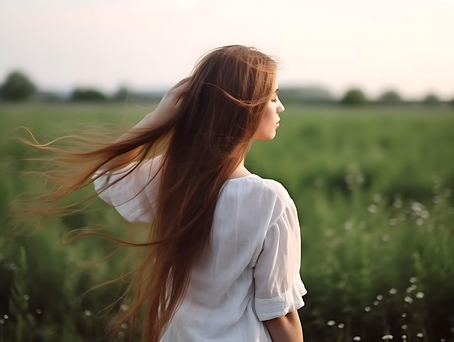 Schöne, Lange Haare, Mädchen