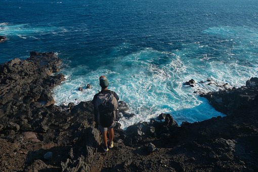 Oceano, Natureza, Azul, Rocha, Aceno