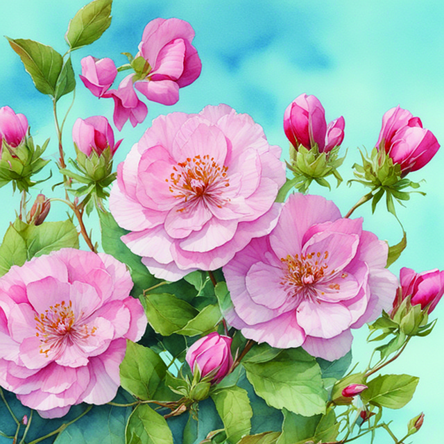 Rosa, Blumen, Frühling, Blüte, Natur