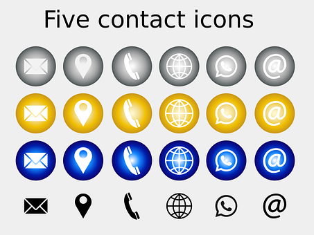 Free Svg Icons Svg Contact Us Icons vector and picture