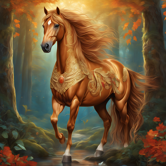Free horse stallion equine illustration