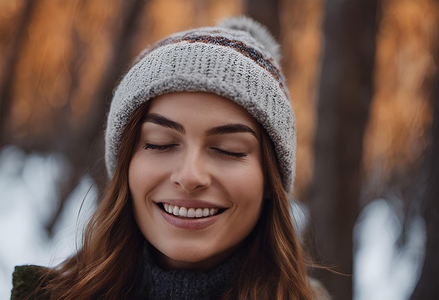 Free ai generated woman to breathe illustration
