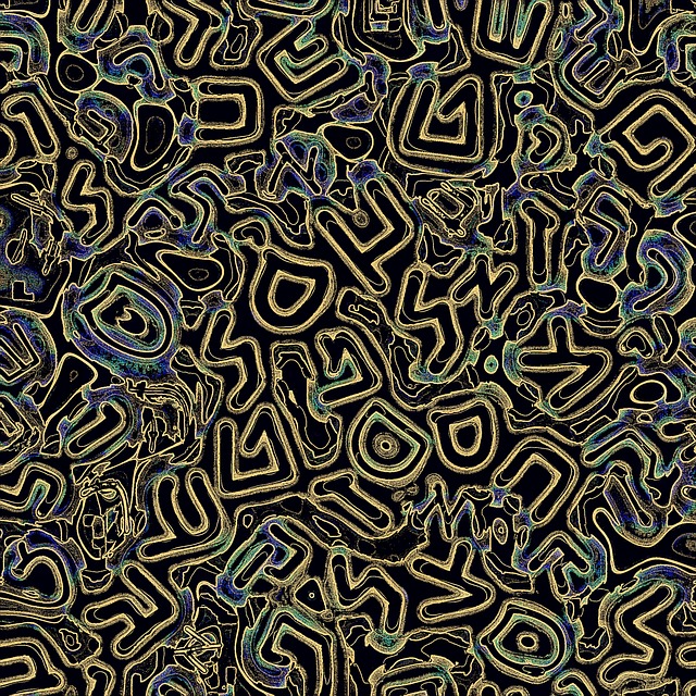 Free pattern runes graphic illustration
