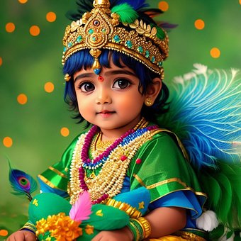 Free Ai Generated Krishna illustration and picture