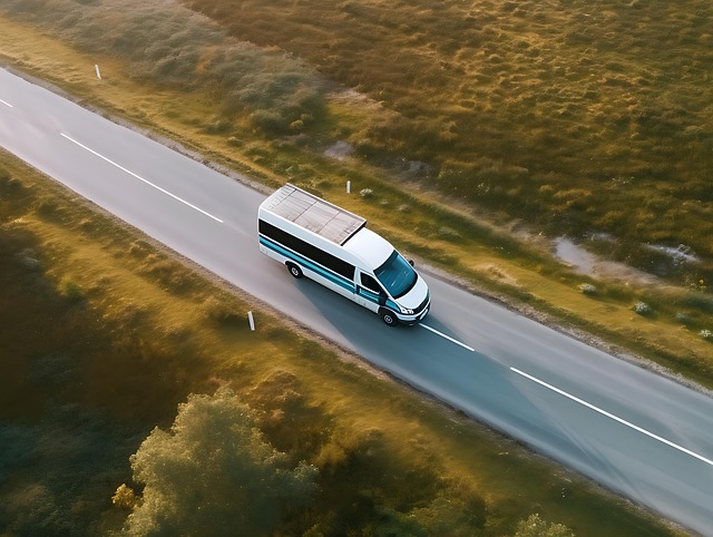Free ai generated camper van illustration