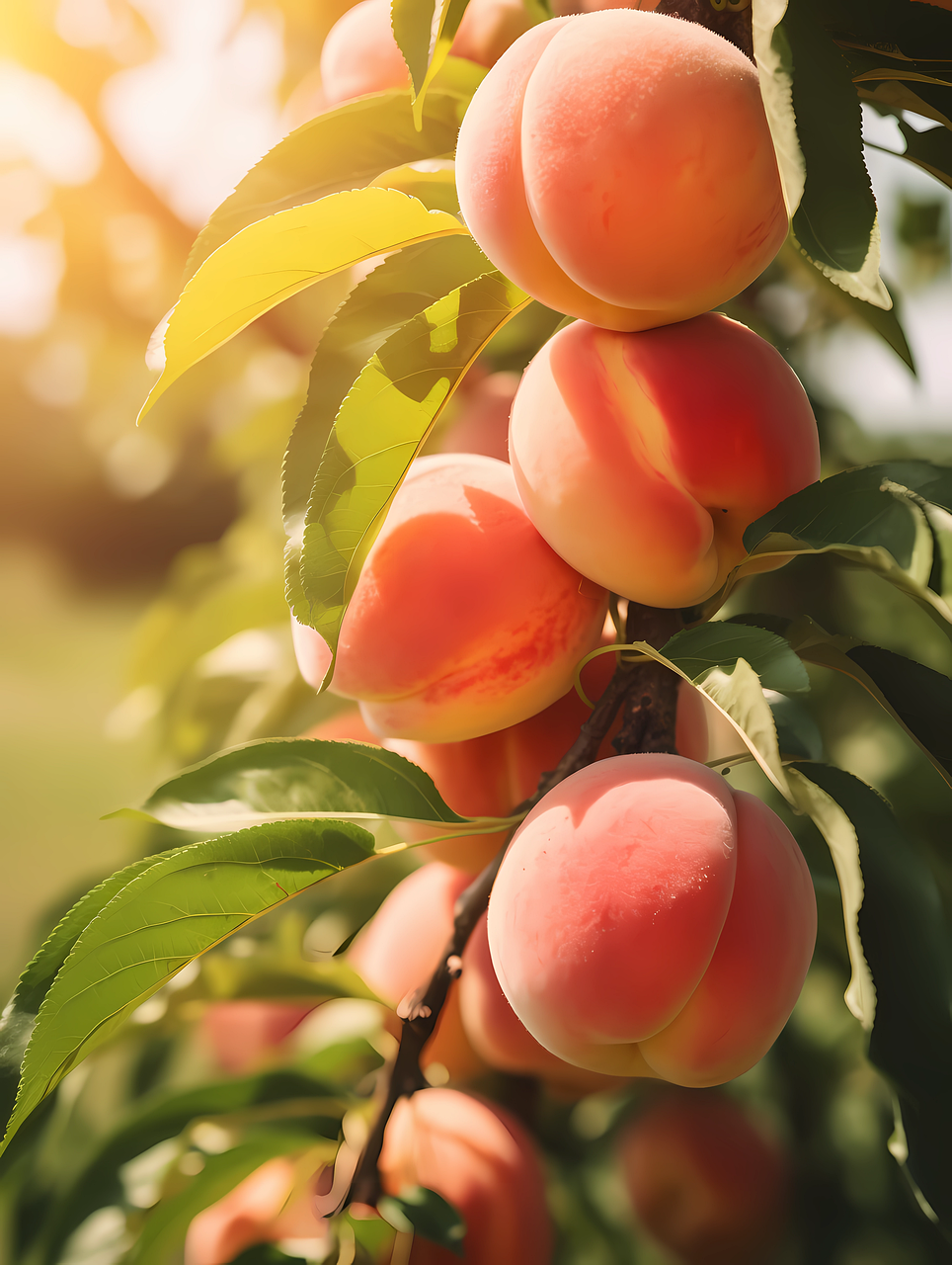 Fersken Frukttre N Blomstrer Dette Nydelige Treet I