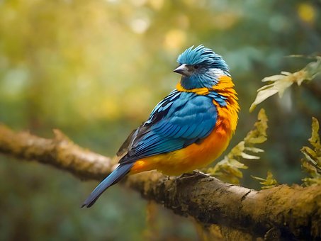 Ai Generado, Pájaro, Animal, Plumas