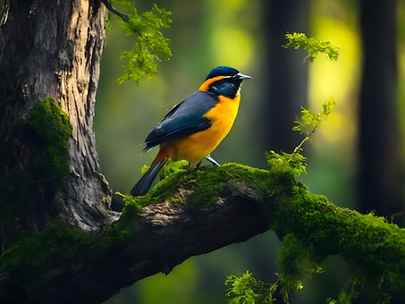 Ai Generado, Pájaro, Animal, Plumas