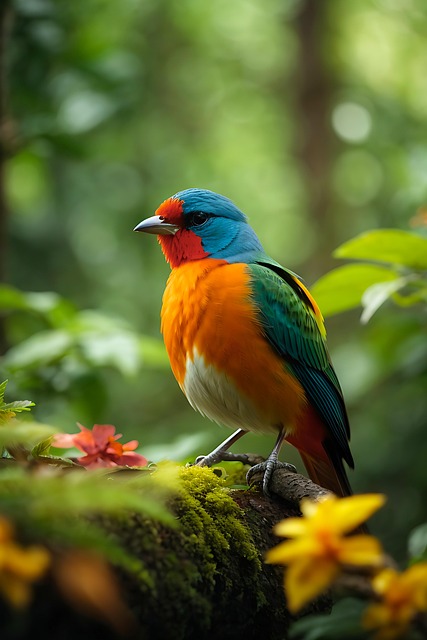 Ai Generado, Pájaro, Animal, Plumas