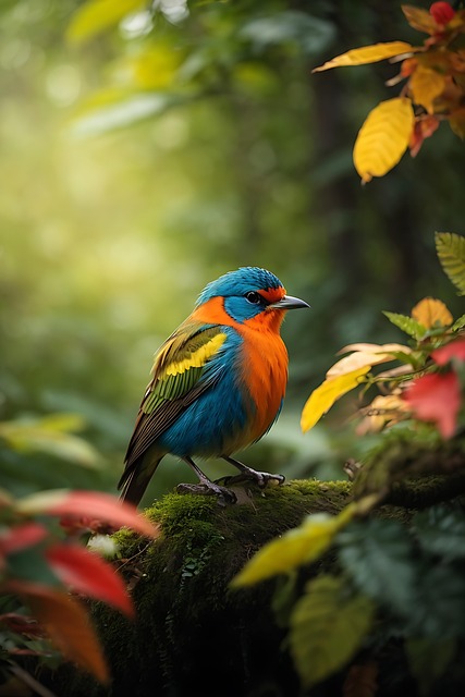 Ai Generado, Pájaro, Animal, Plumas