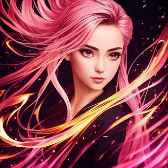 Free Ai Generated Girl illustration and picture