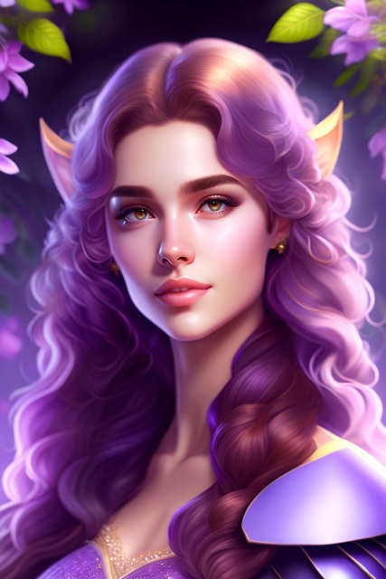 Free ai generated elfin nature illustration