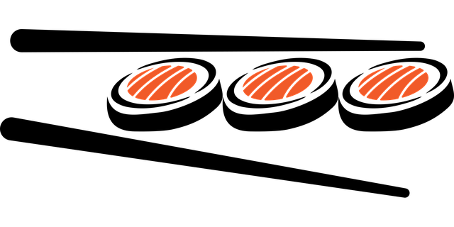 Free seafood sushi japanese vector
