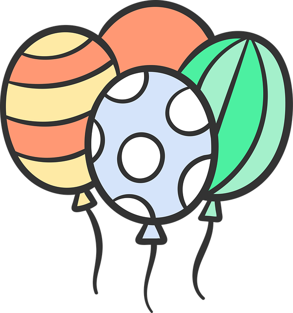 Barvitý, Balónky, Clip Art, Vystříhnout