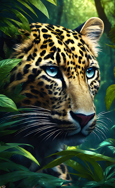 Ai Generiert, Leopard, Tropisch, Wald