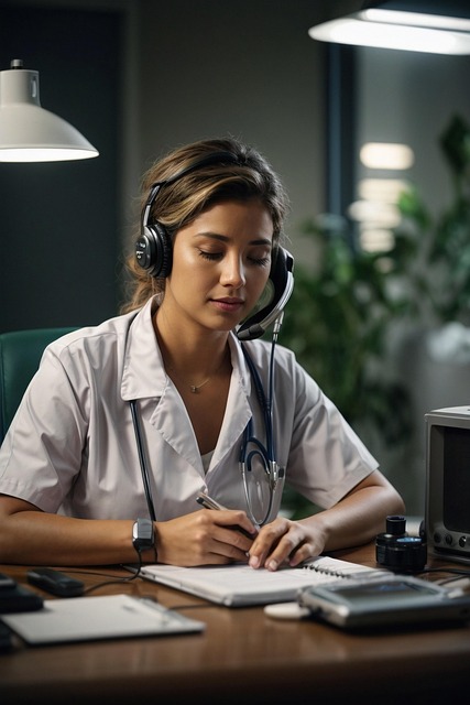 Free ai generated hospital worker woman illustration