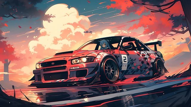 Free ai generated vehicle luxury car illustration