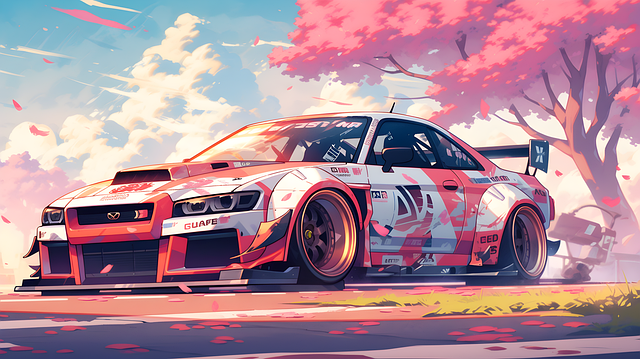 Free ai generated vehicle luxury car illustration